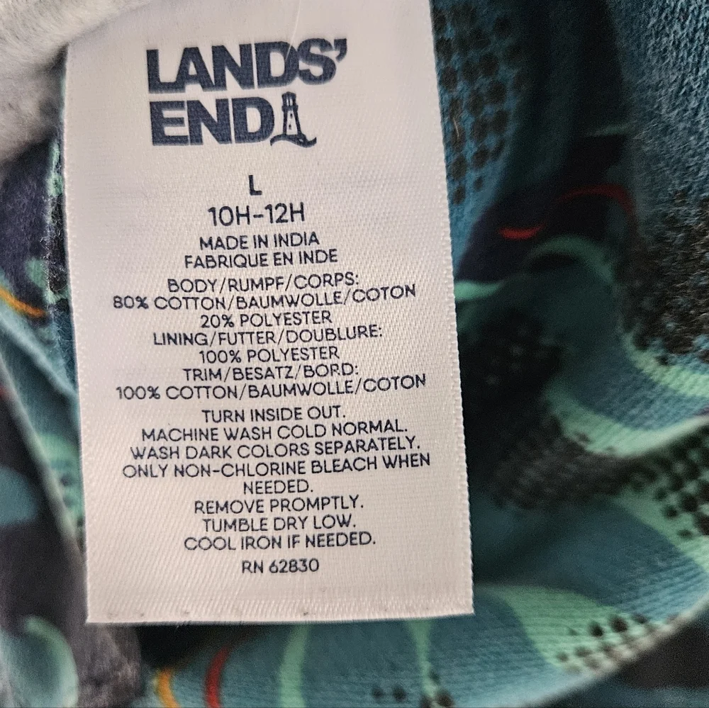 Lands End vibrant blue